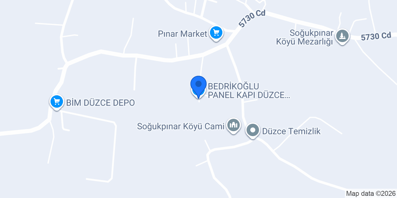 BEDRİKOĞLU PANEL KAPI DÜZCE MOBİLYA MUTFAK AHŞAP ÜRETİM konumu
