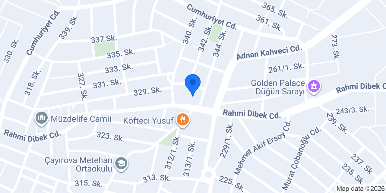 Bilgi Aile Sağlığı Merkezi konumu