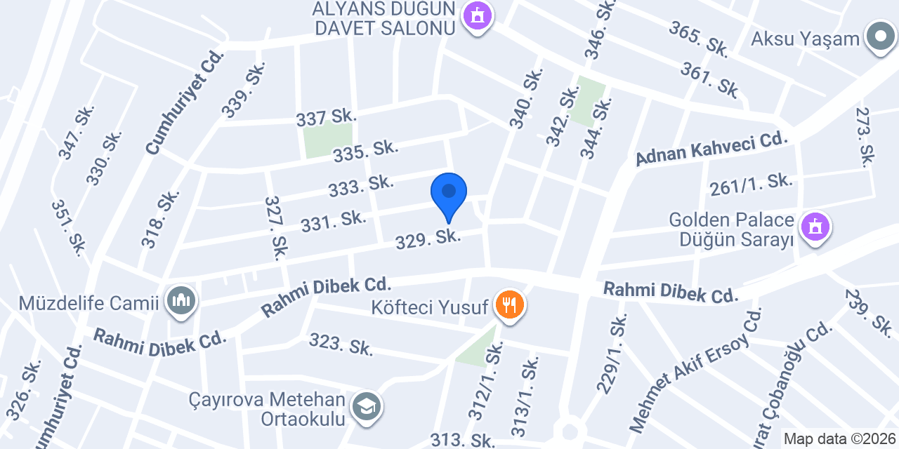Erva Koltuk Yıkama konumu