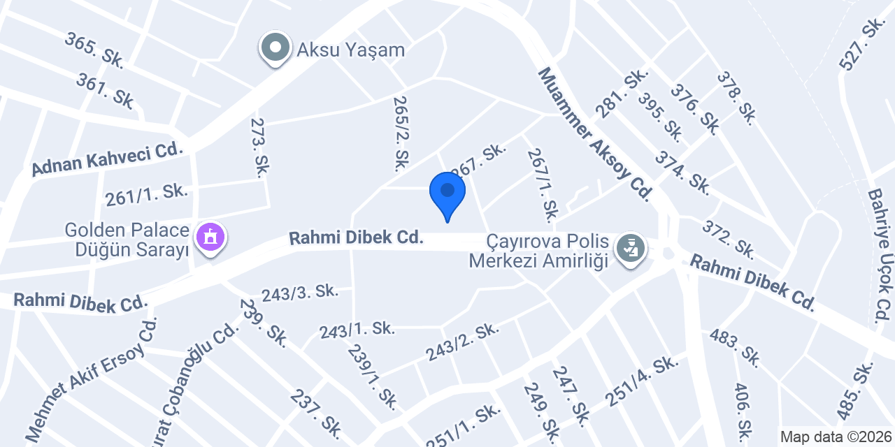 BAŞKAN MARKET konumu