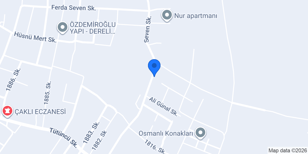 Üstünel Mobilya Dekorasyon konumu