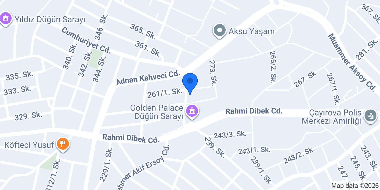 Gebze Çayırova Hurdacı konumu