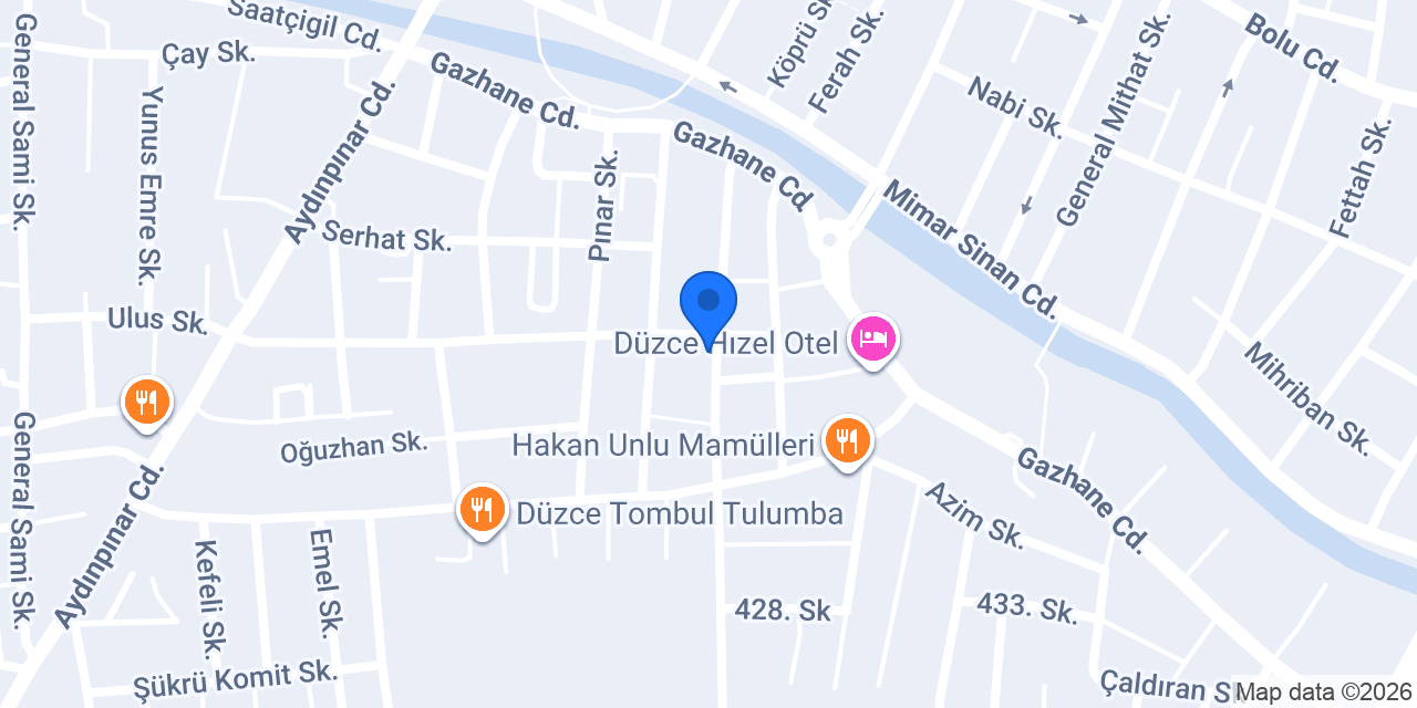 Aras Hidrofor konumu
