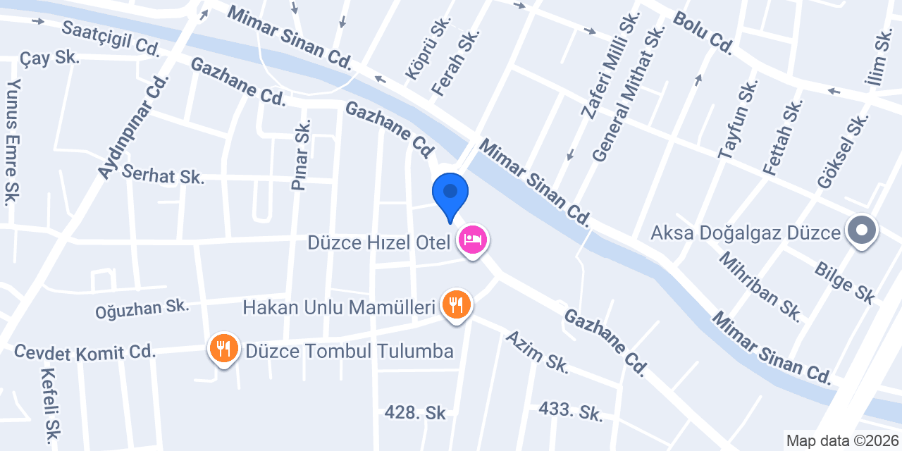Düzce uğur reklam tabelacı konumu