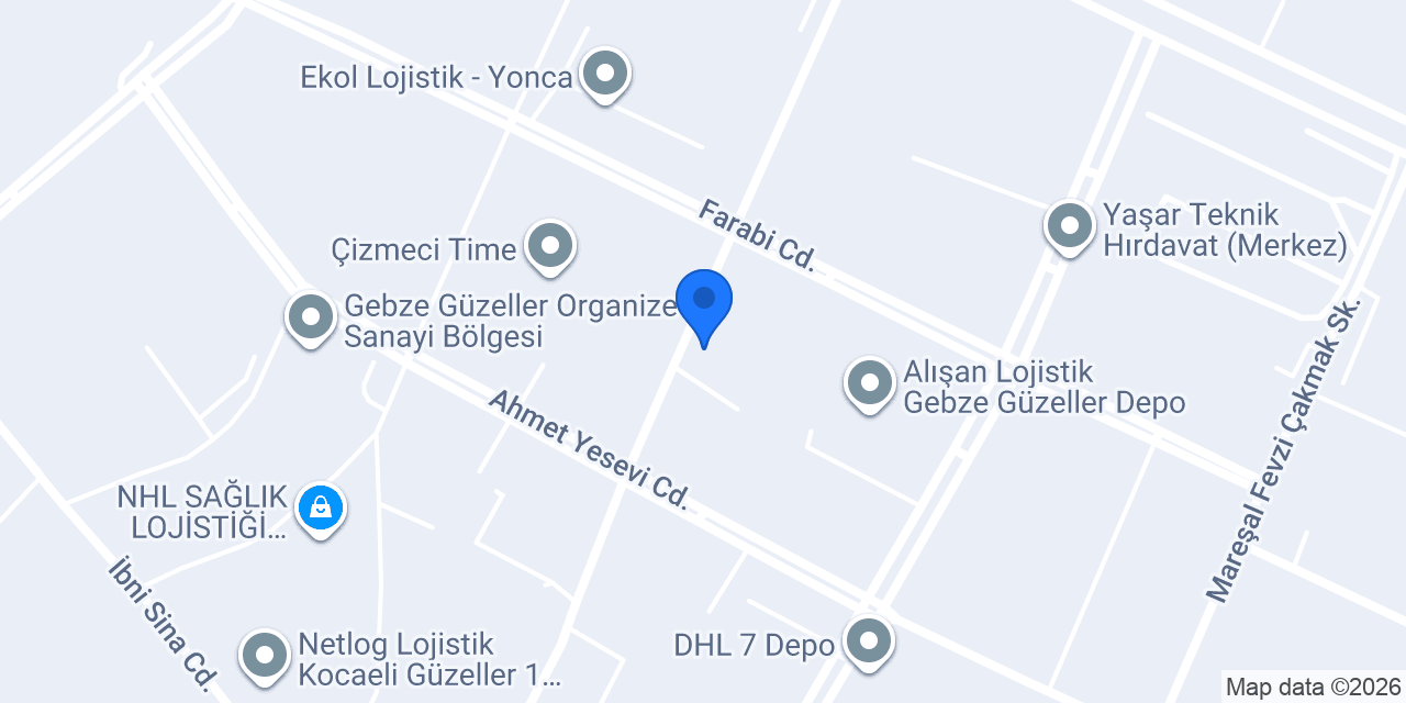Uzay Mutfak Genel Müdürlük konumu