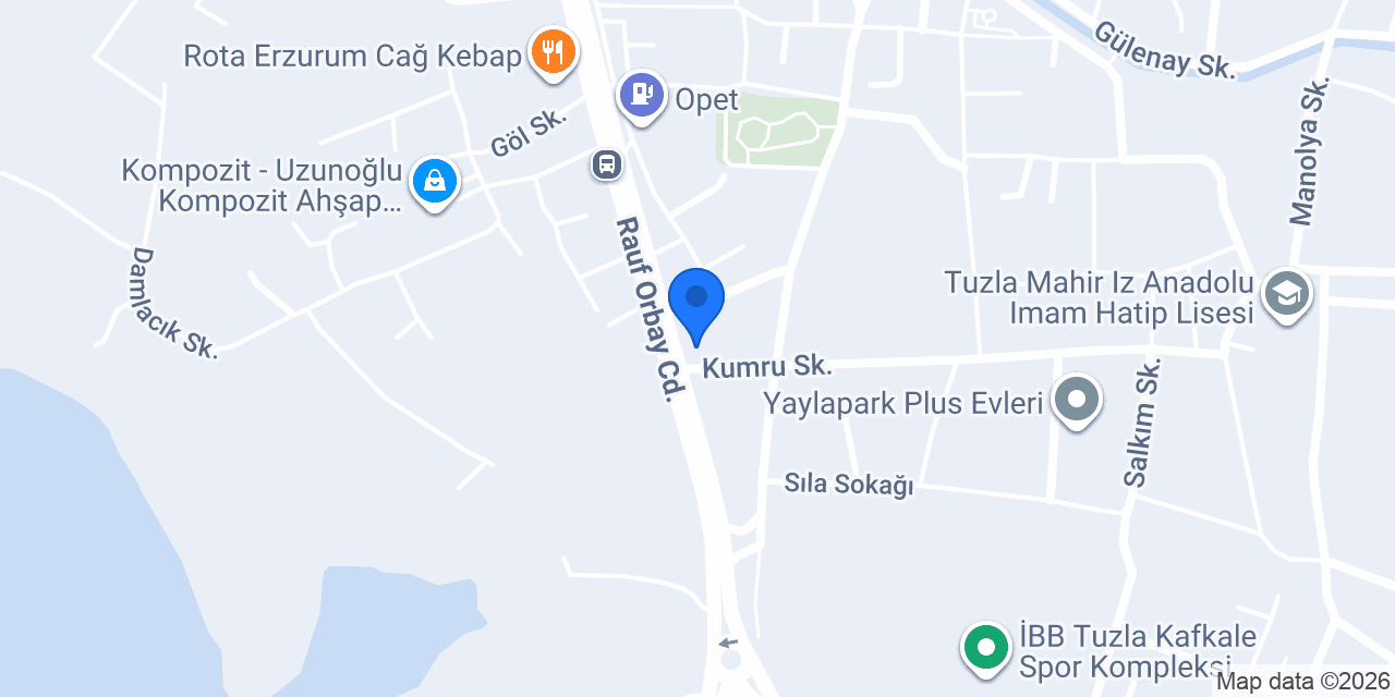 Onur Endüstriyel Mutfak konumu