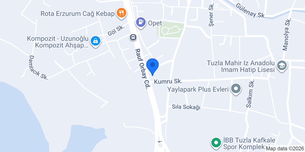 Onur Endüstriyel Mutfak konumu