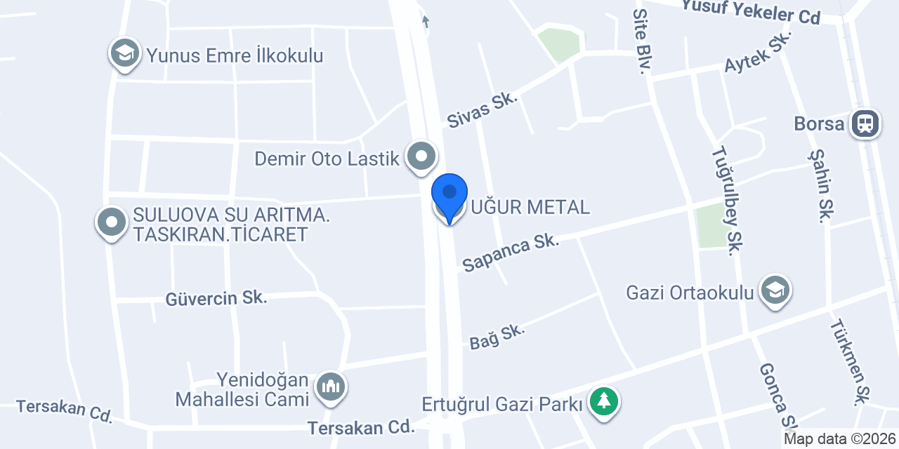 UĞUR METAL konumu