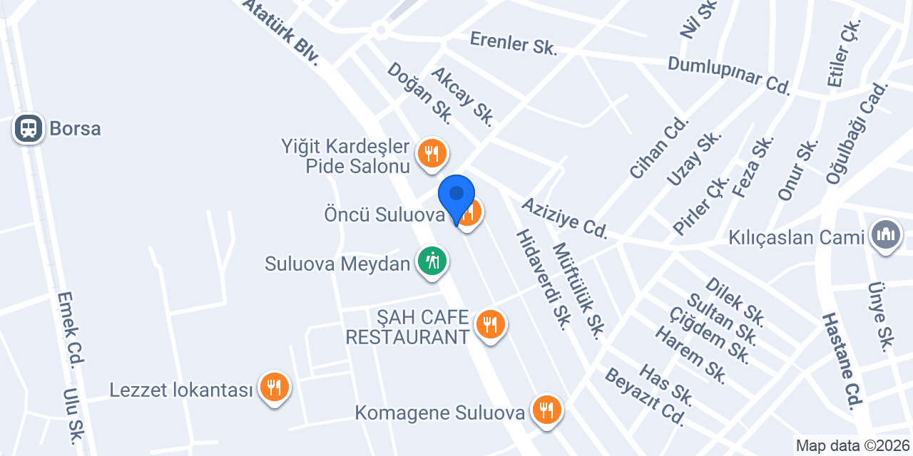 Bahar Cafe & Restaurant konumu
