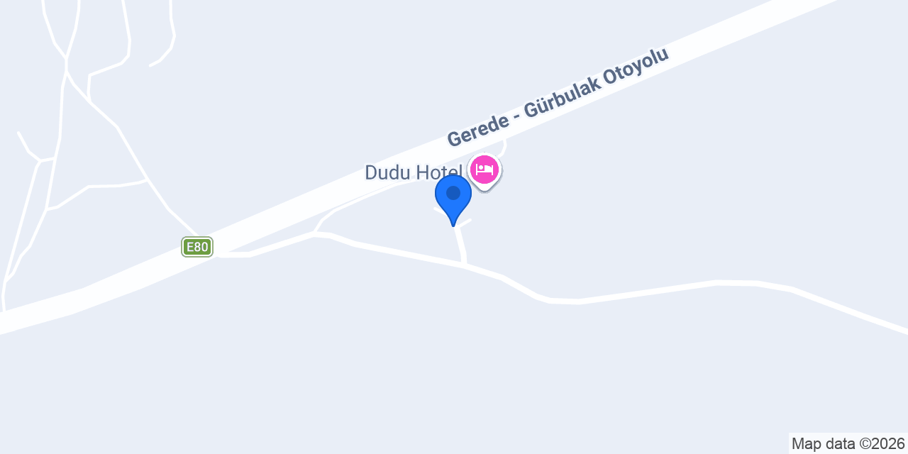 Dudu restaurant konumu