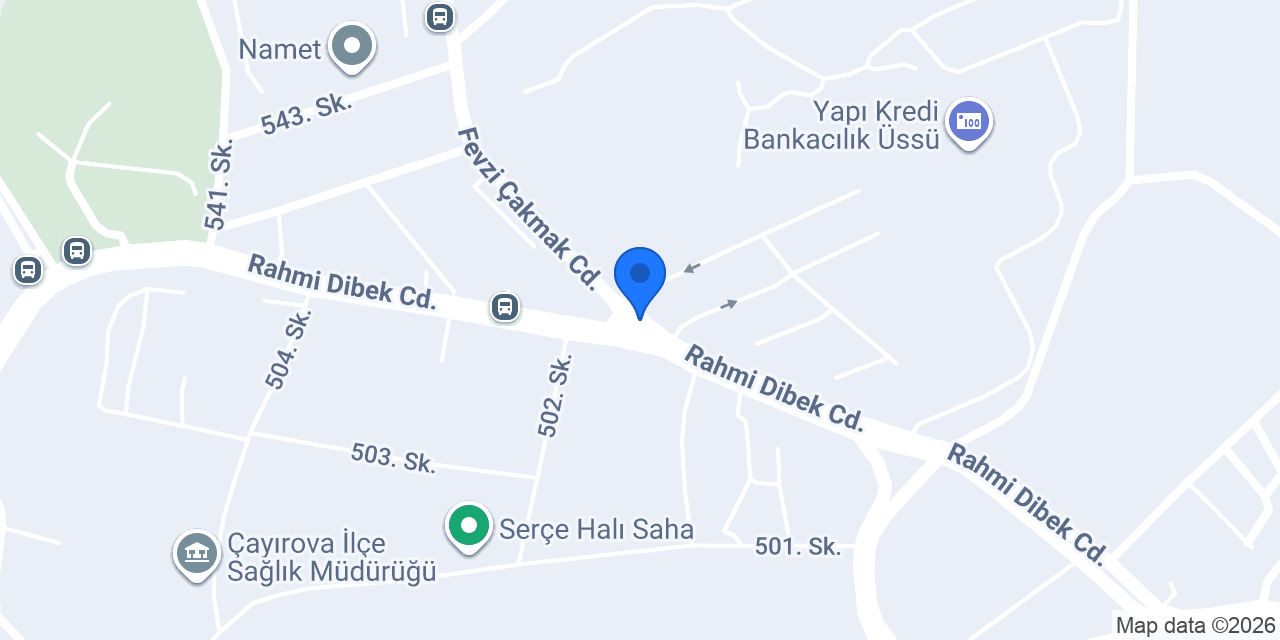 Yapı Kredi BÇBÜ konumu