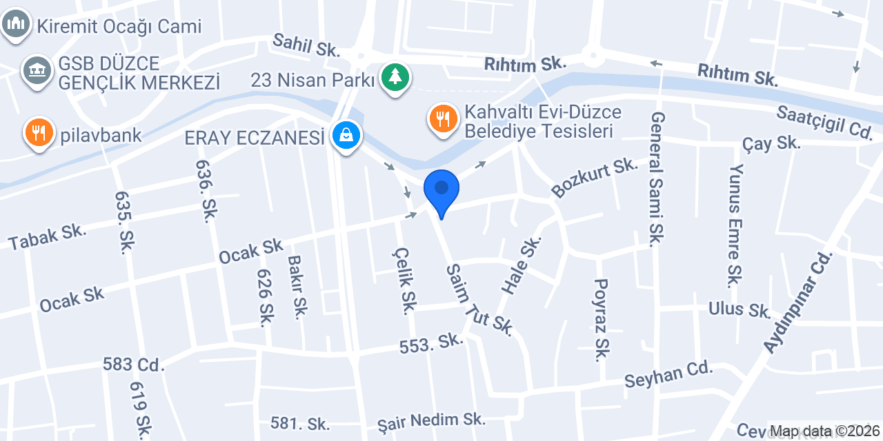 DZC Kristal Cam konumu