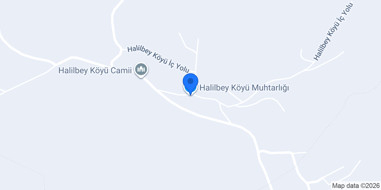 Halilbey Köyü Muhtarlığı konumu