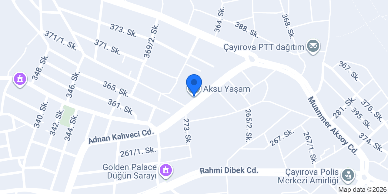 Aksu Yaşam konumu