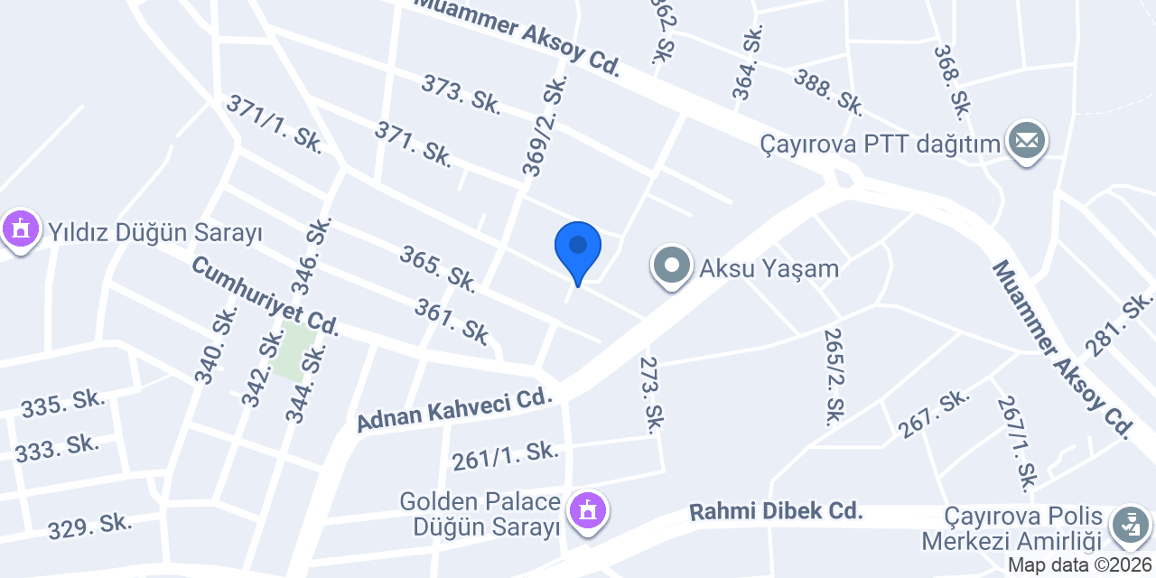 Günyeli İnşaat konumu