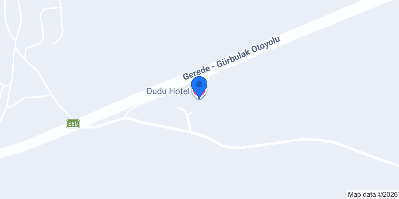 Dudu Hotel konumu