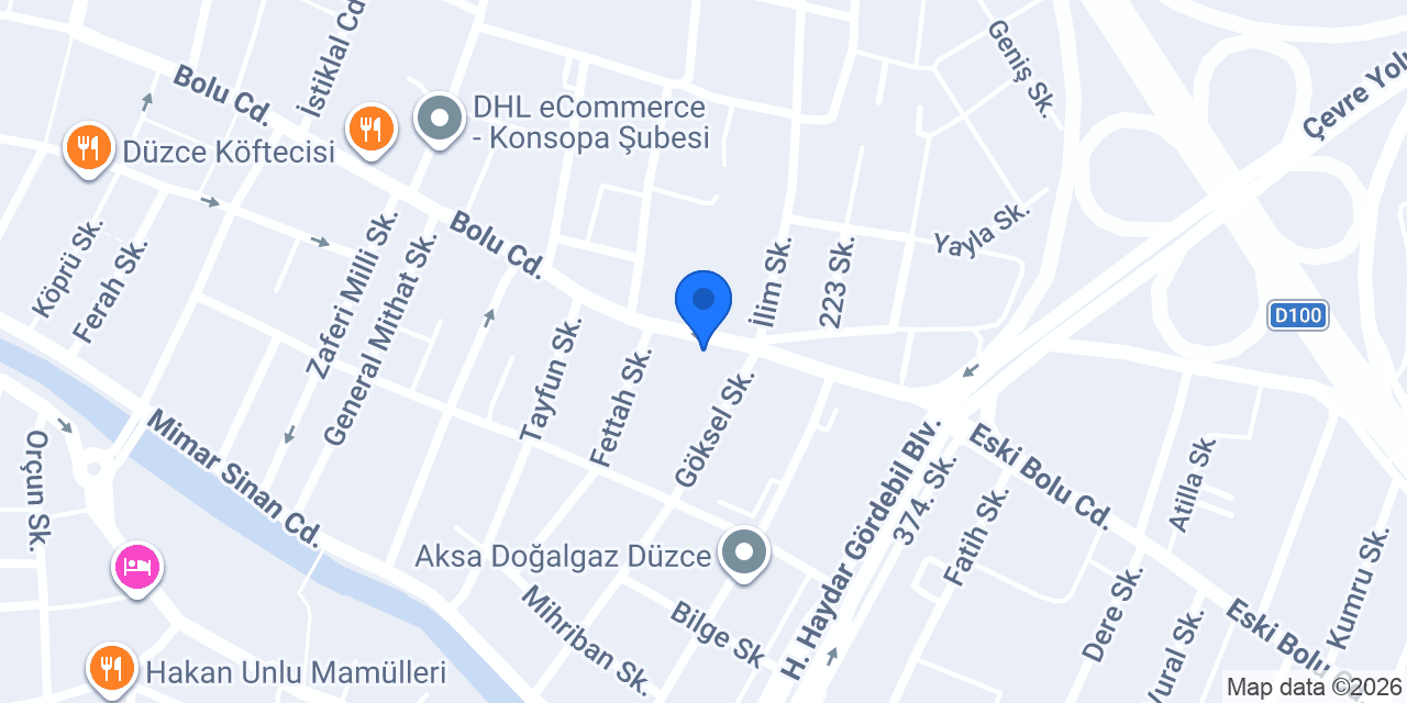 Fettah Taksi konumu