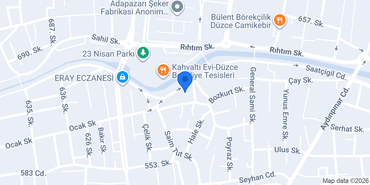 Düzkon Elektrik konumu