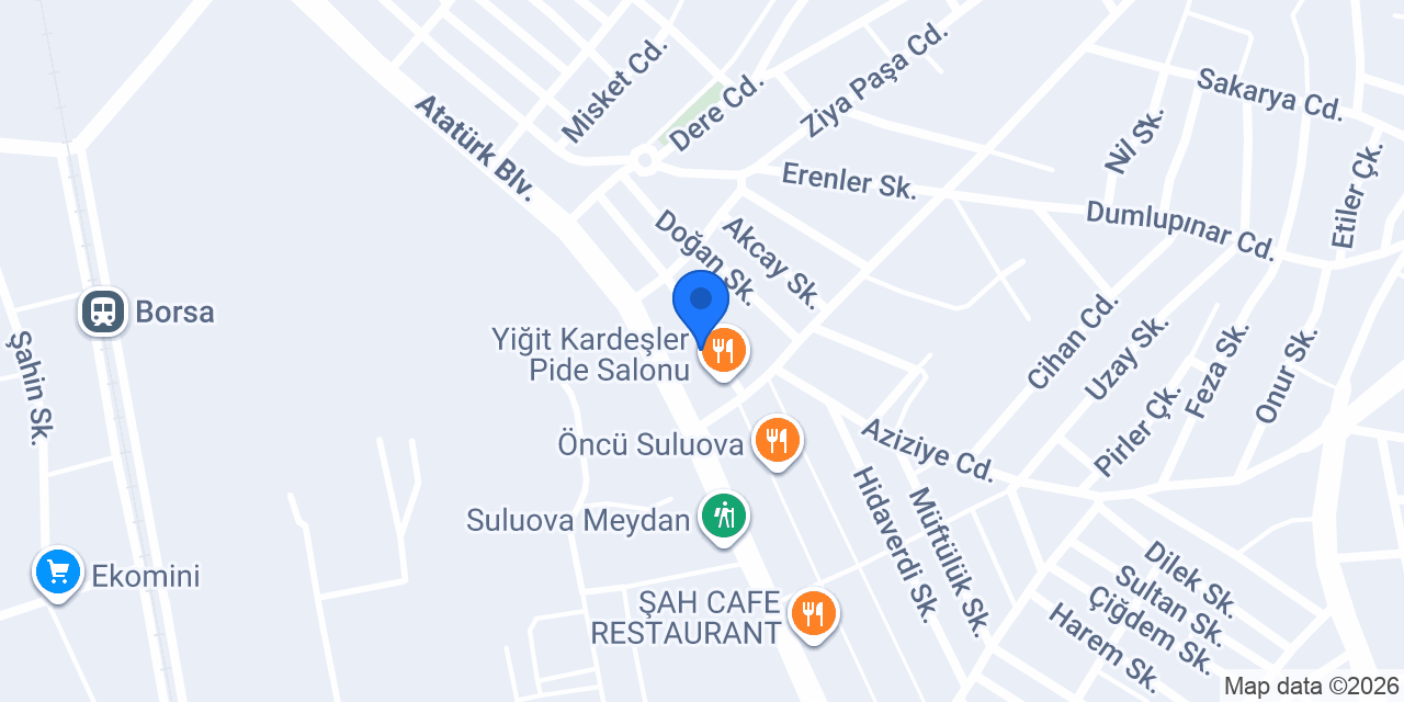 Lezzet Sarayı konumu