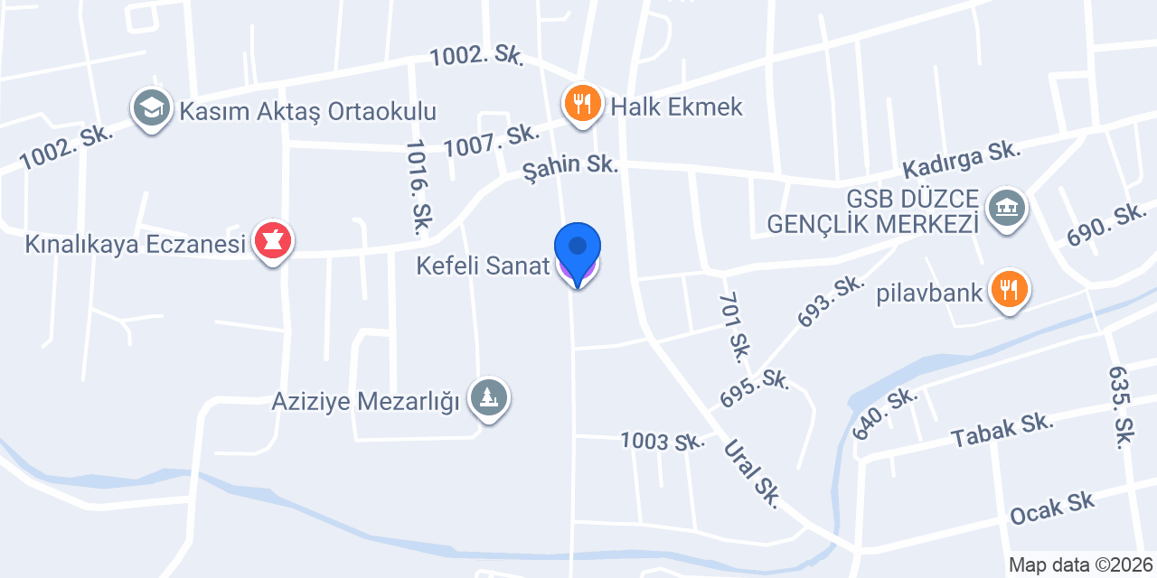 Kefeli Sanat konumu