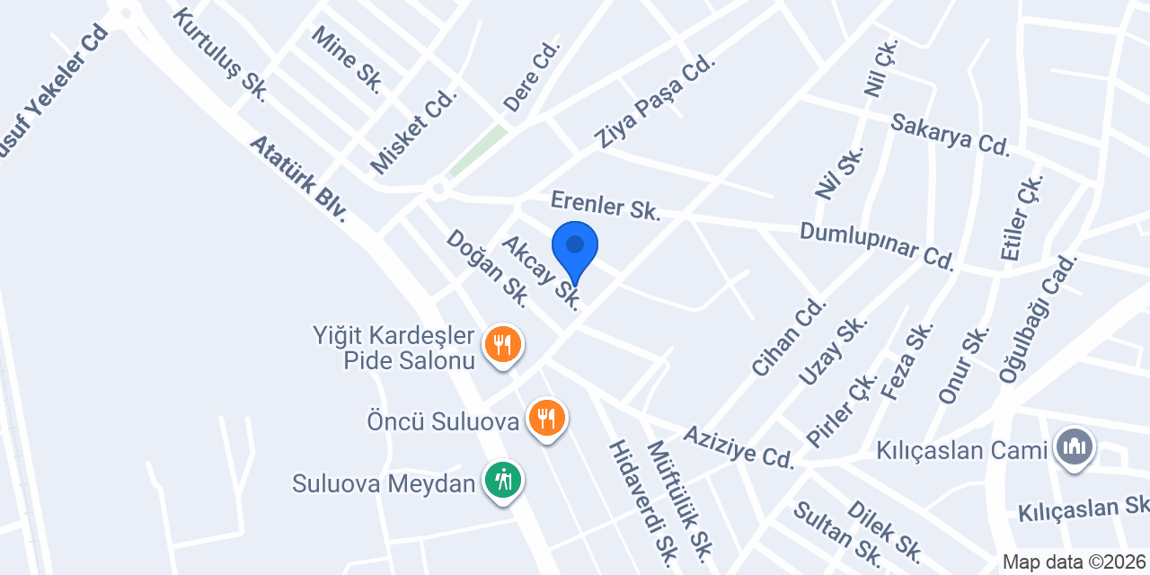 Konfor Döşeme Suluova konumu