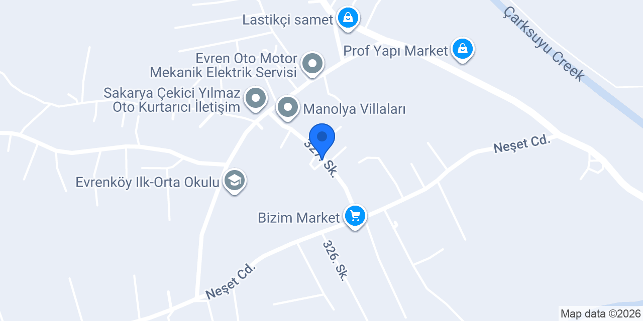 Durkaya Mobilya konumu