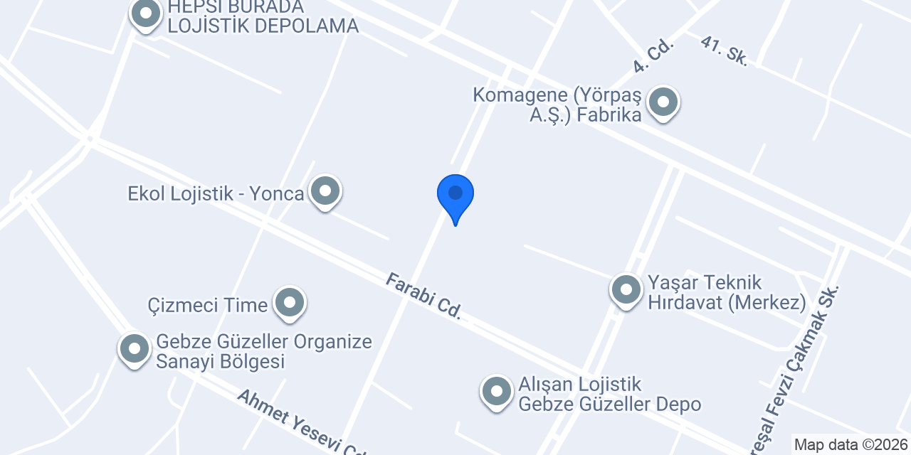 Dinamo Kozmetik ve Tekstil Dış Tic. A.Ş. konumu