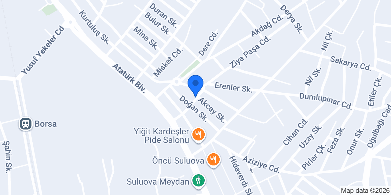 Güleryüz Mobilya konumu