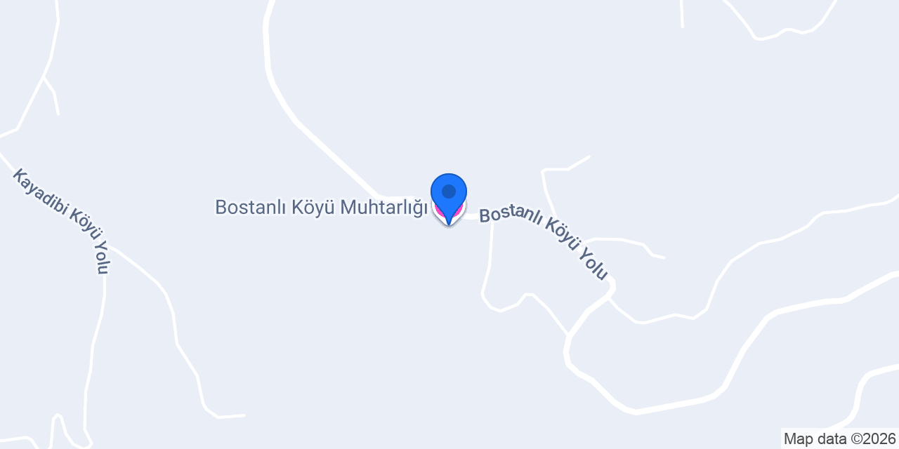 Bostanlı Köyü Muhtarlığı konumu