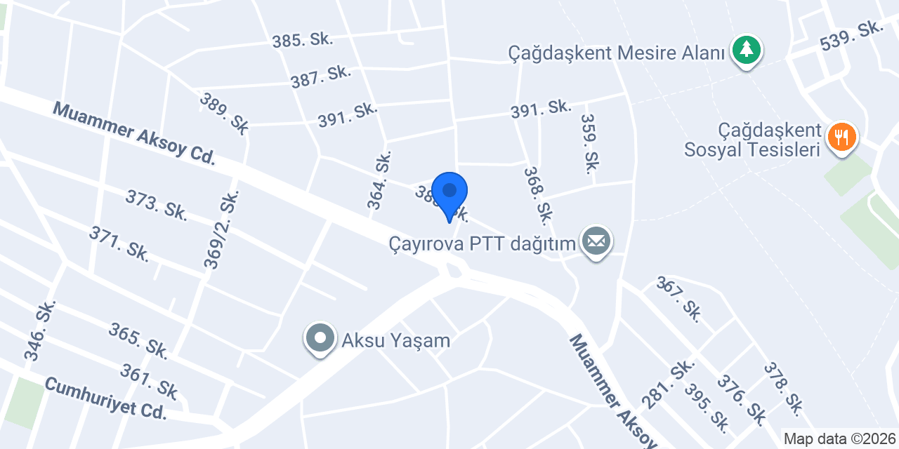 Kuaför Ersin konumu