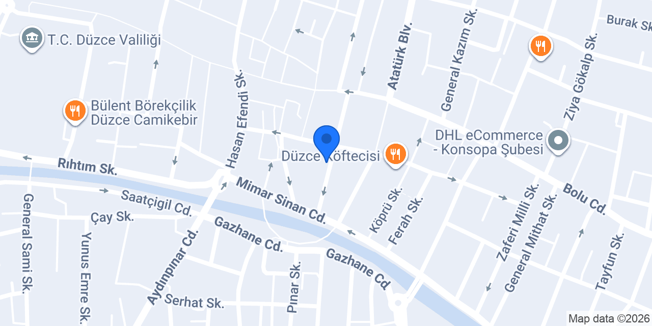 Özen Emlak Düzce konumu
