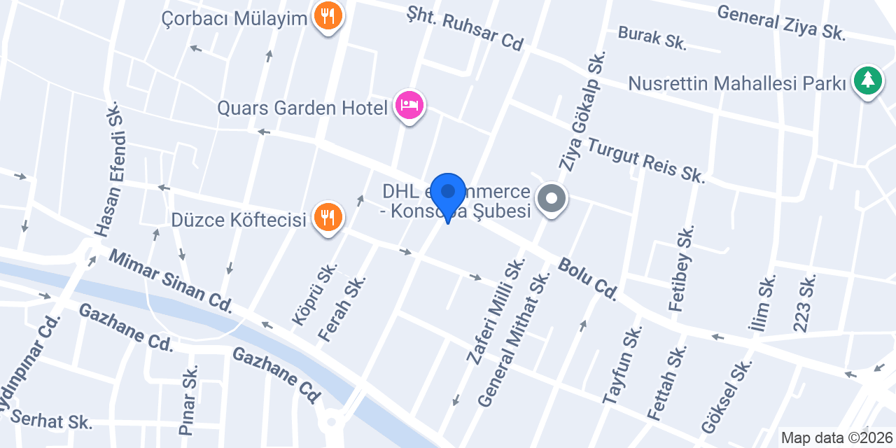 Cihan Emlak & Rent A Car konumu