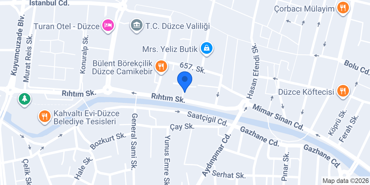 Bertan Erkek Kuaförü konumu