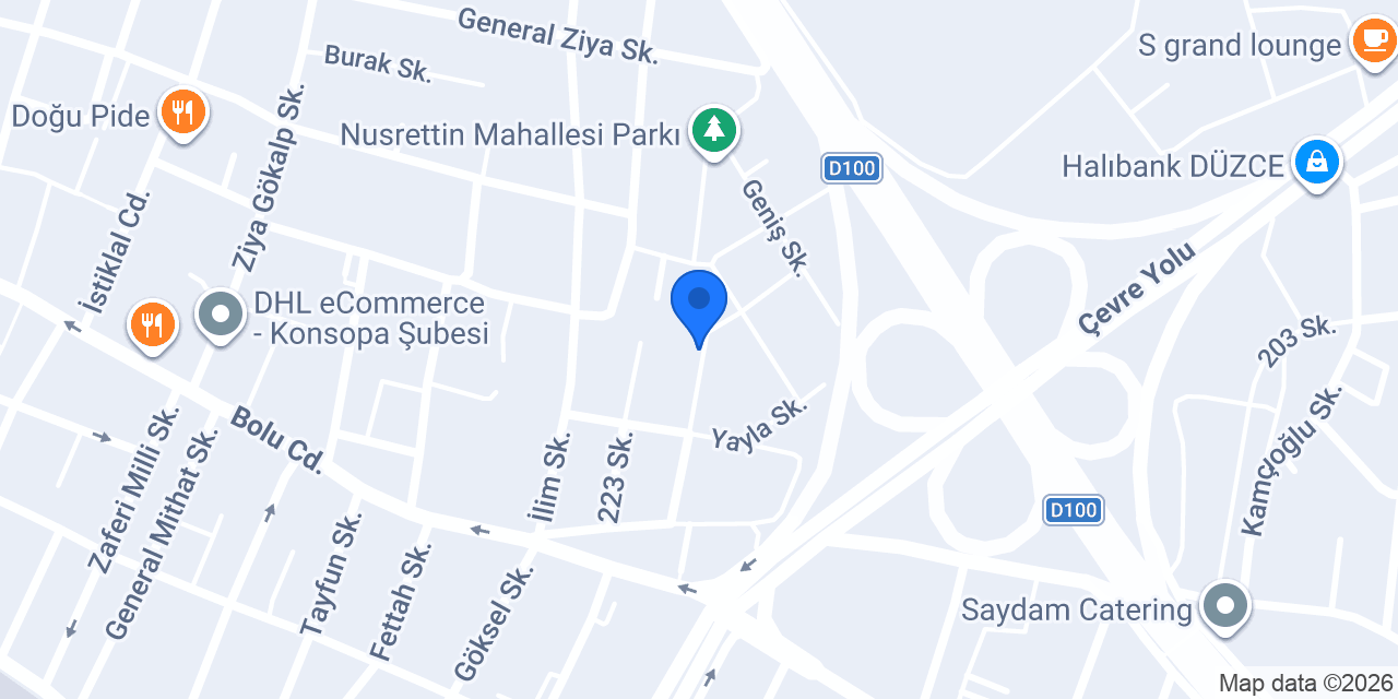 ÜNAL OTOMOTİV (DÜZCE SİNAN ÜNAL) konumu