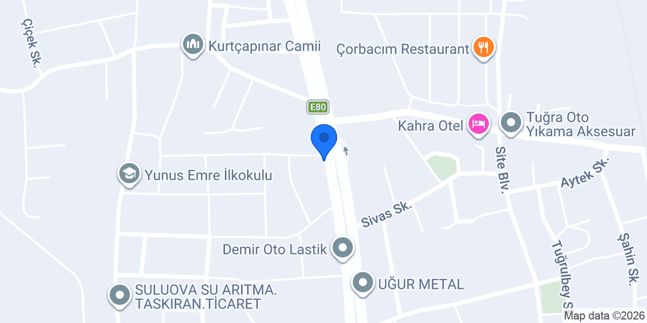 Erşen Tarım Depo konumu