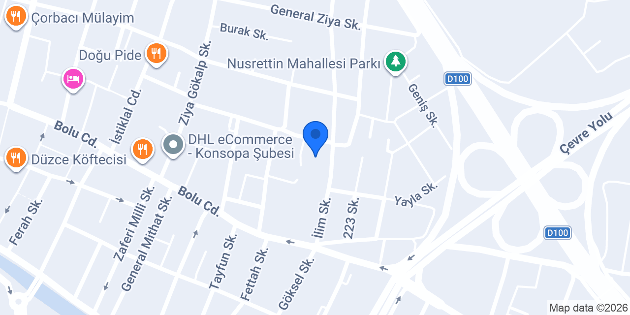 Düzce Lisesi konumu