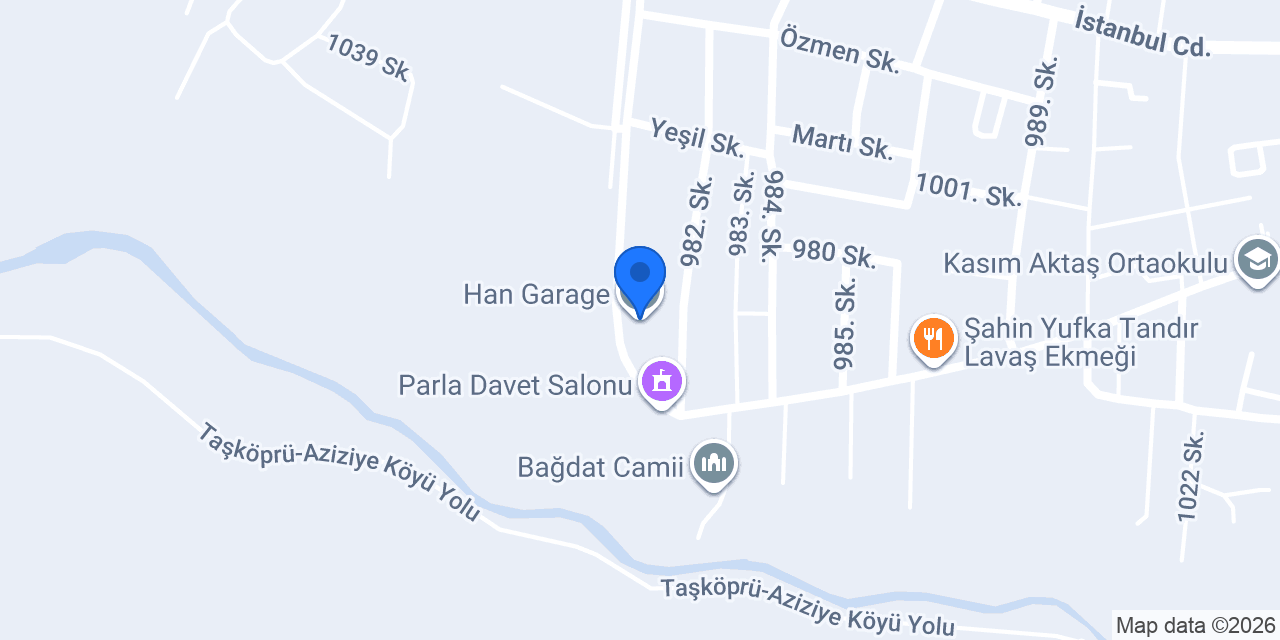 Han Garage konumu