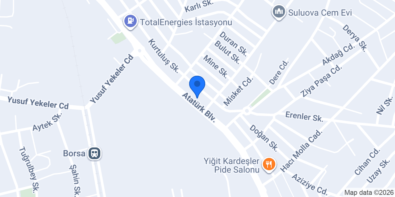 Çakır Halı yıkama konumu