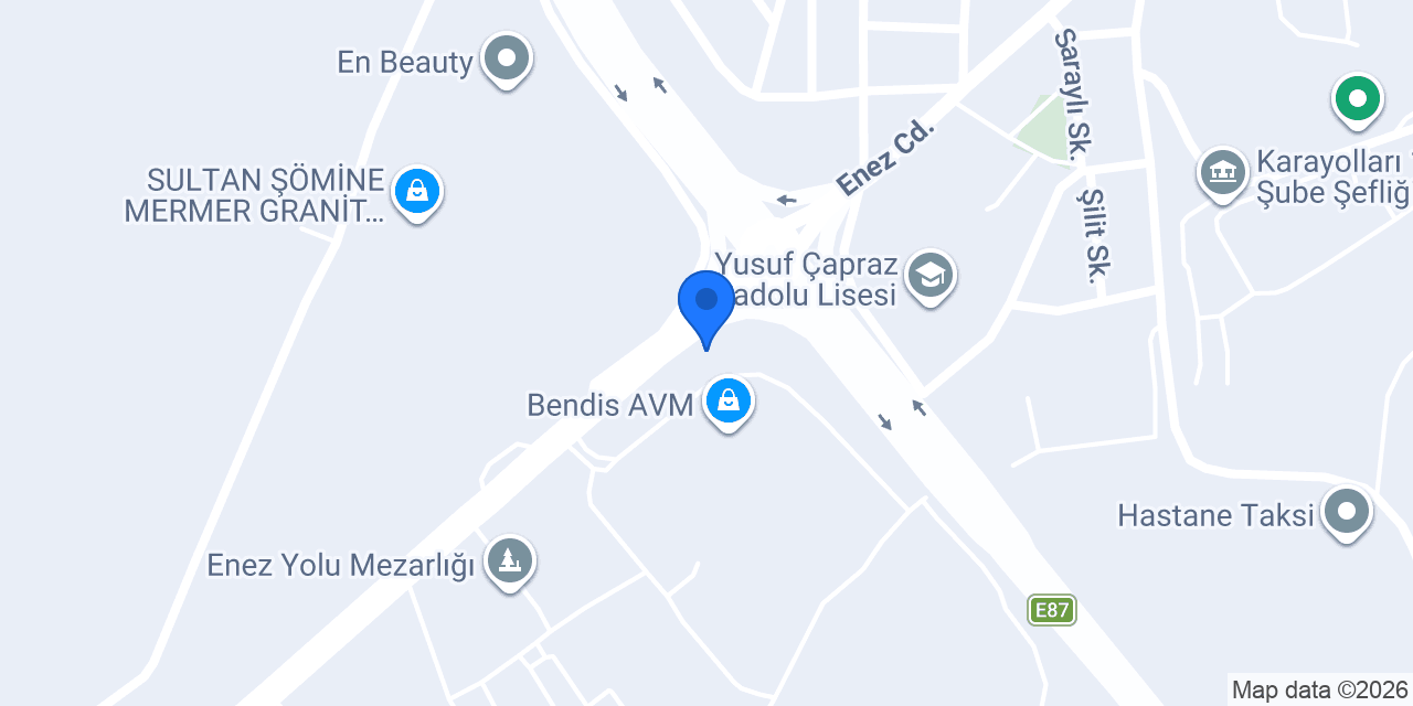 Bendis Otel konumu
