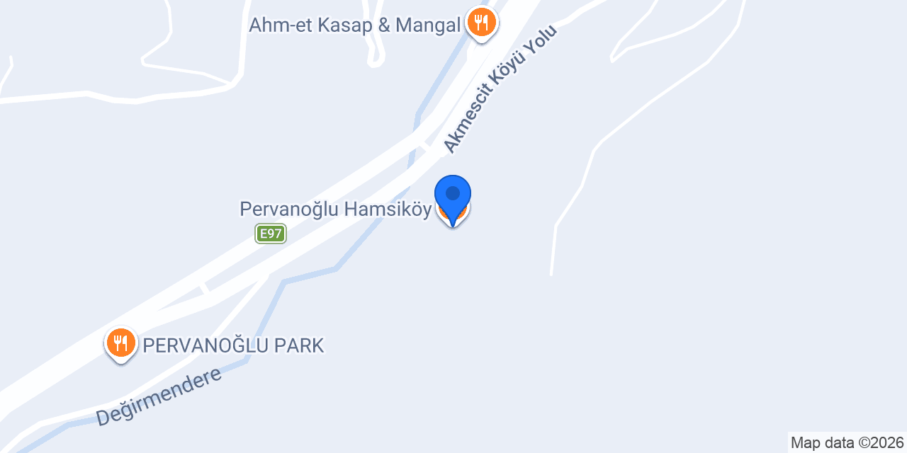 Pervanoğlu Hamsiköy konumu