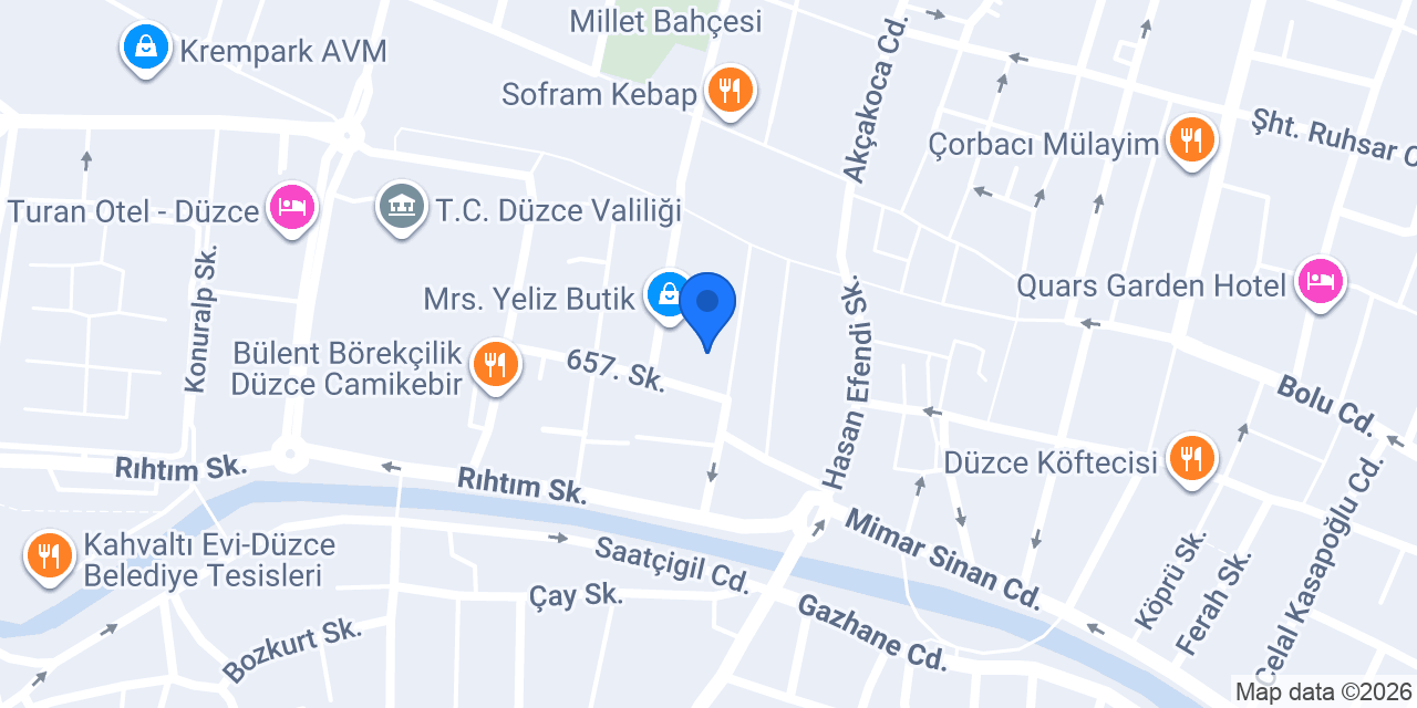Düzce Kardelen Çiçekçilik konumu