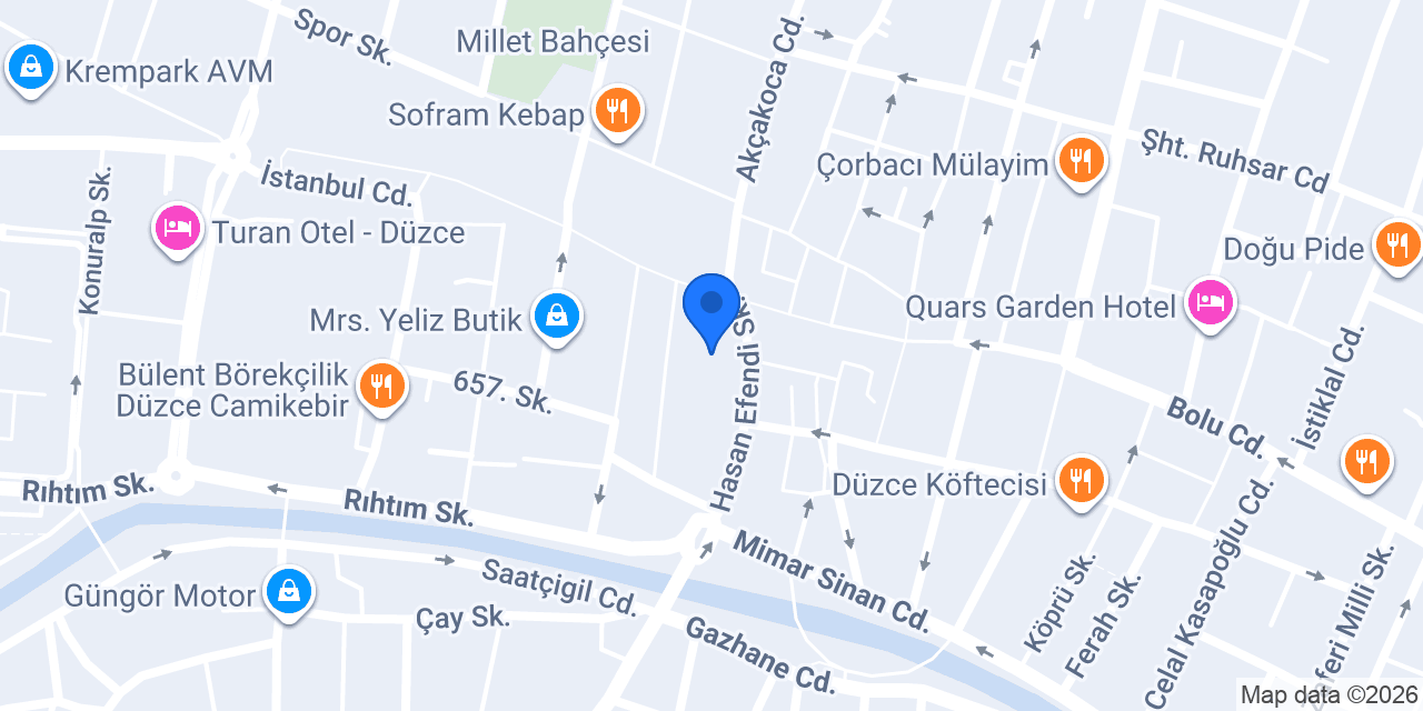 Ziraat Bankası Düzce Şubesi konumu
