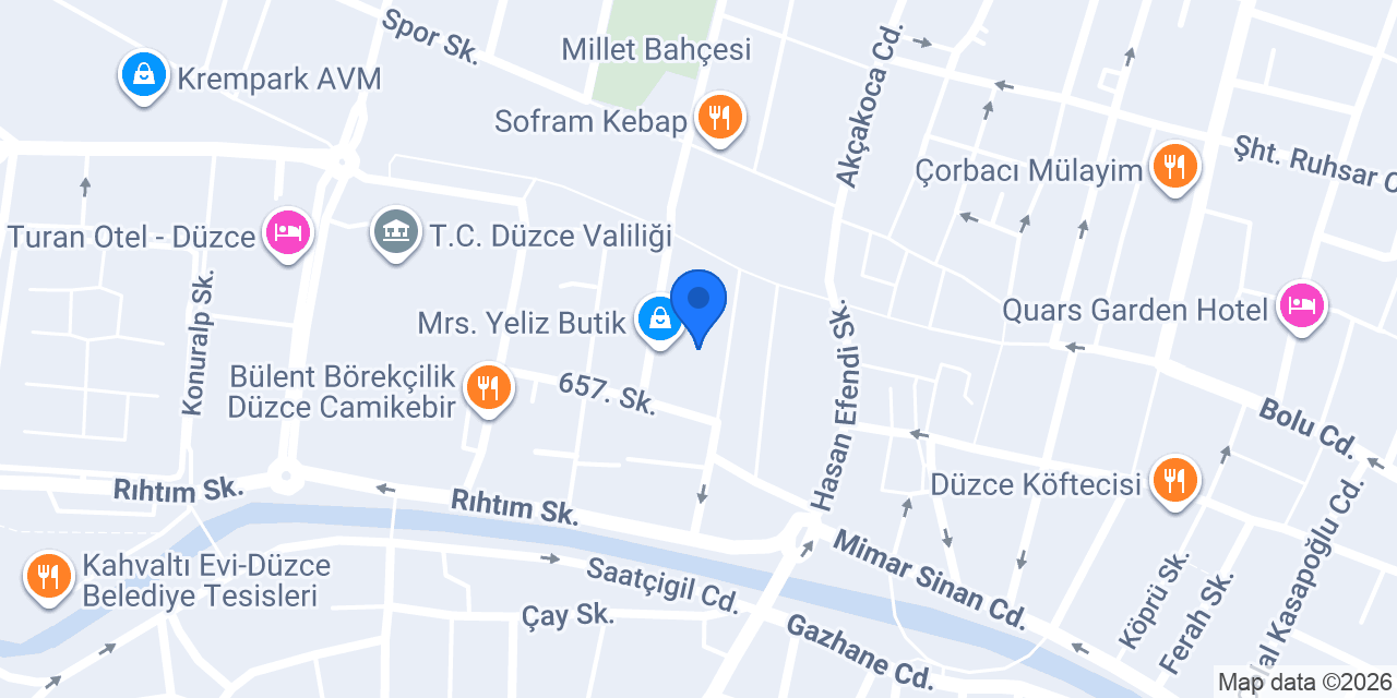 Organize İşler Düzce konumu
