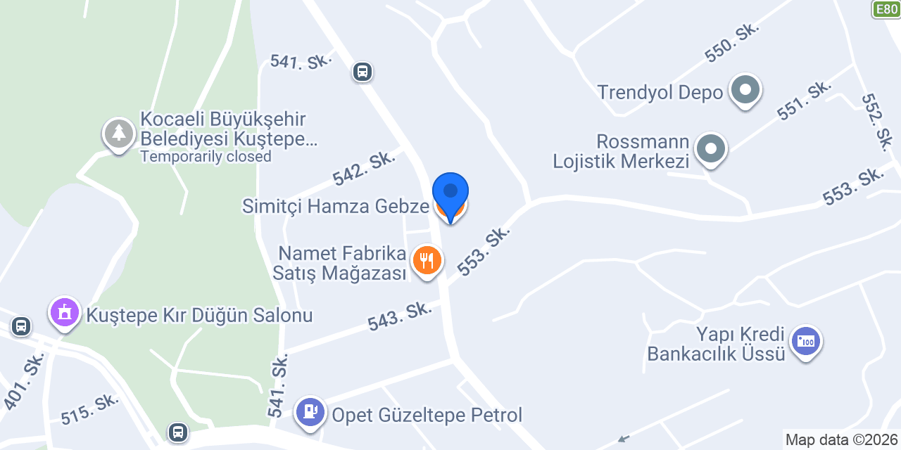 Simitçi Hamza Gebze konumu