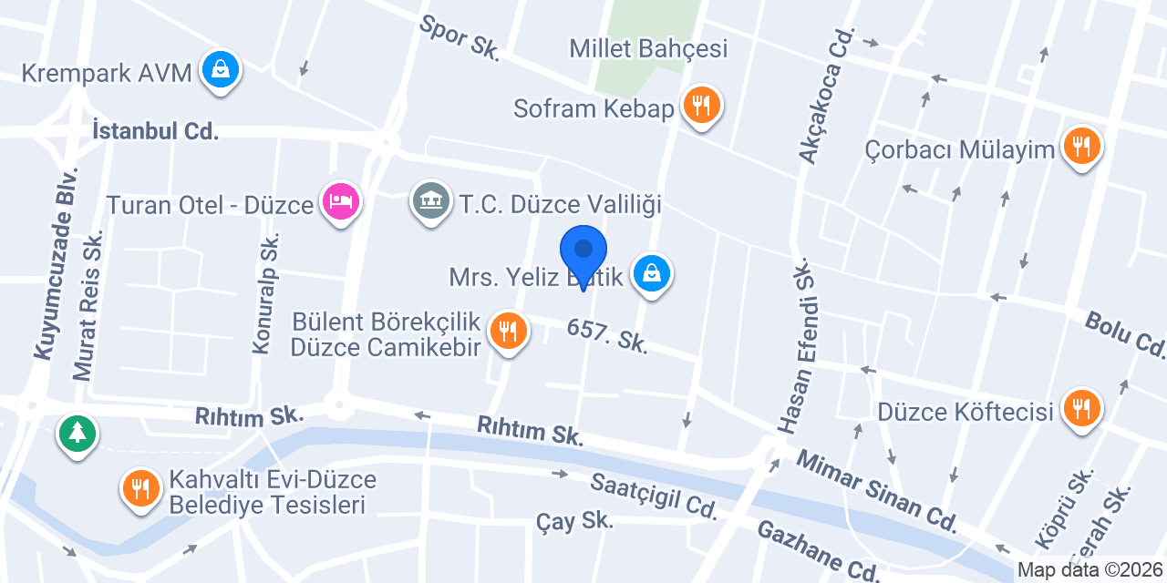 Çeka Matbaa konumu