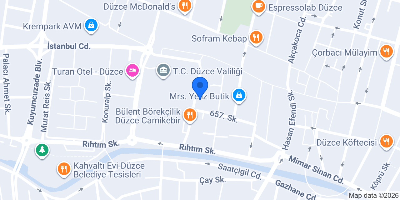 Düzce Lihkab konumu
