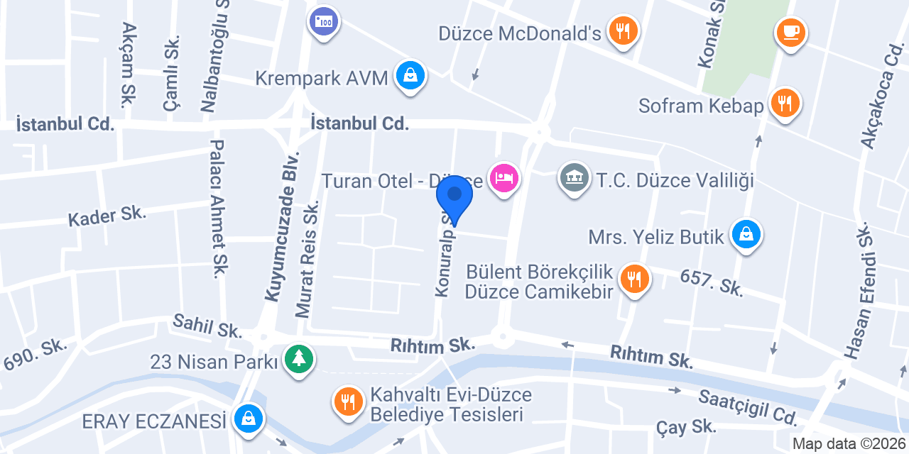 Klinik Psikolog Özce Erdem konumu
