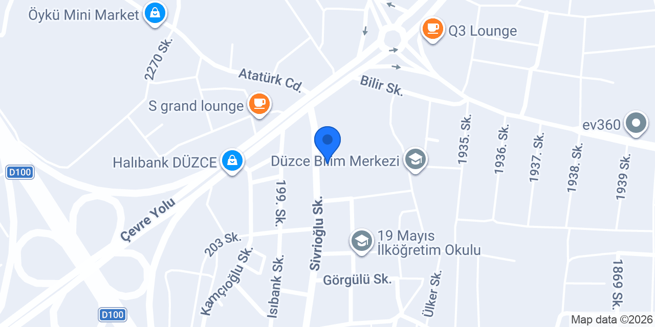 Bilsan Ağaç Kaplama konumu