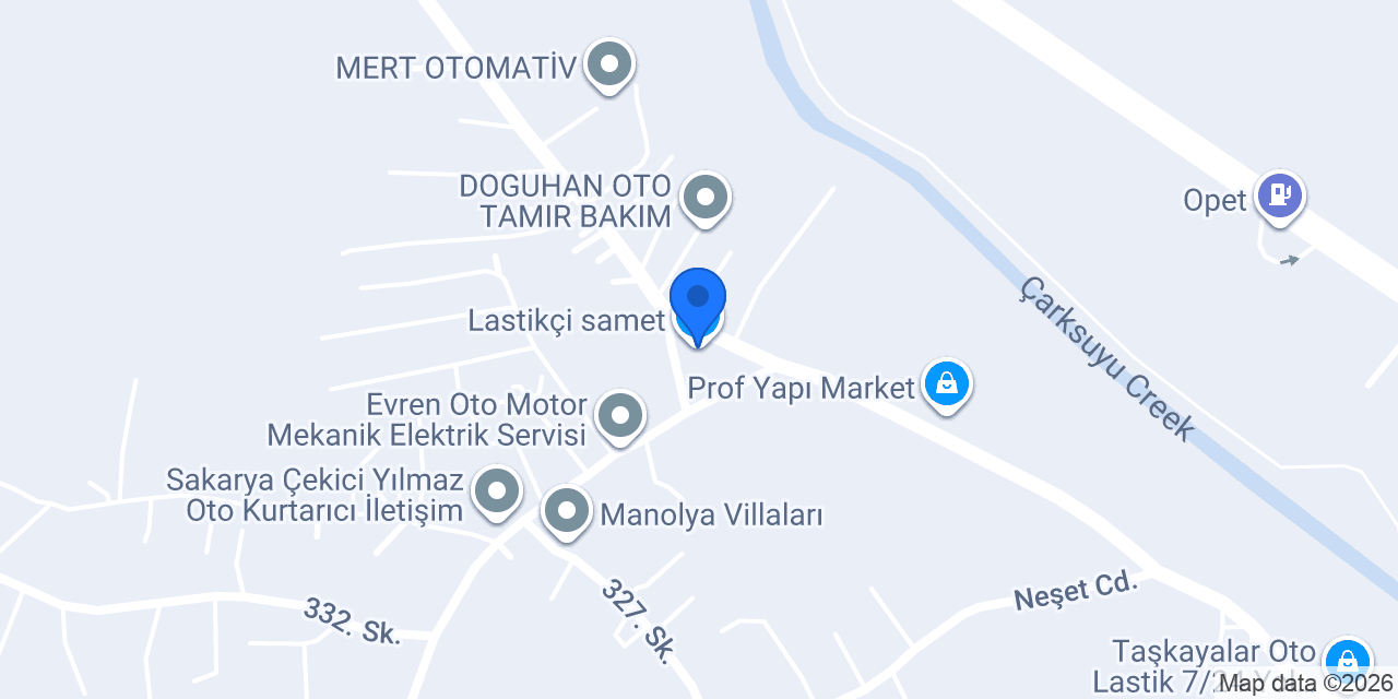 Lastikçi samet konumu
