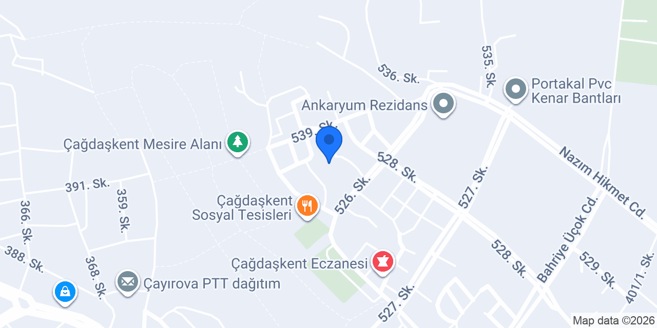 Tutku Unlu Mamülleri konumu
